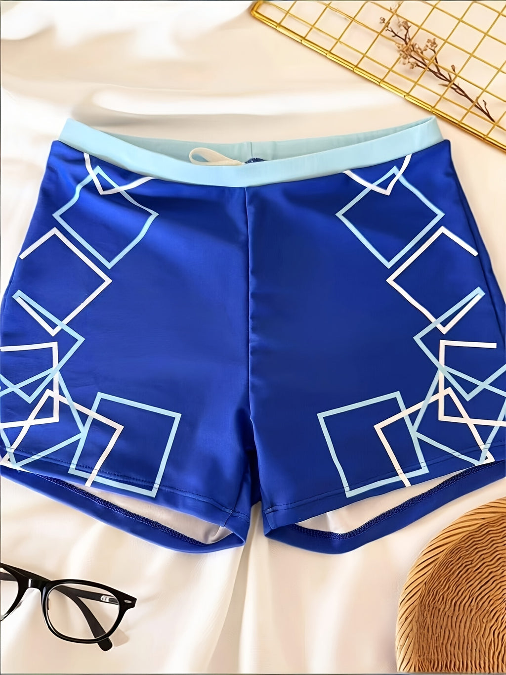 Boxer séchage rapide microfibre homme, 2 coloris, imprimé