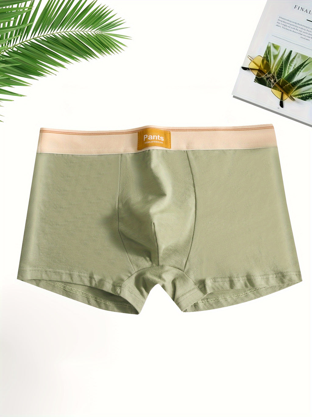 Boxer de sport coton homme — lot de 8, uni