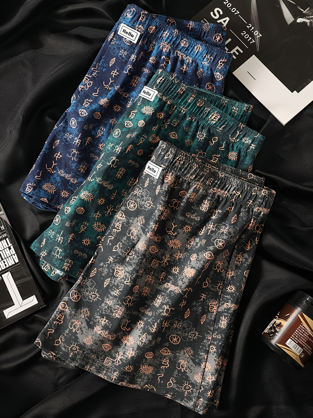 Boxer large d'intérieur coton homme — lot de 3