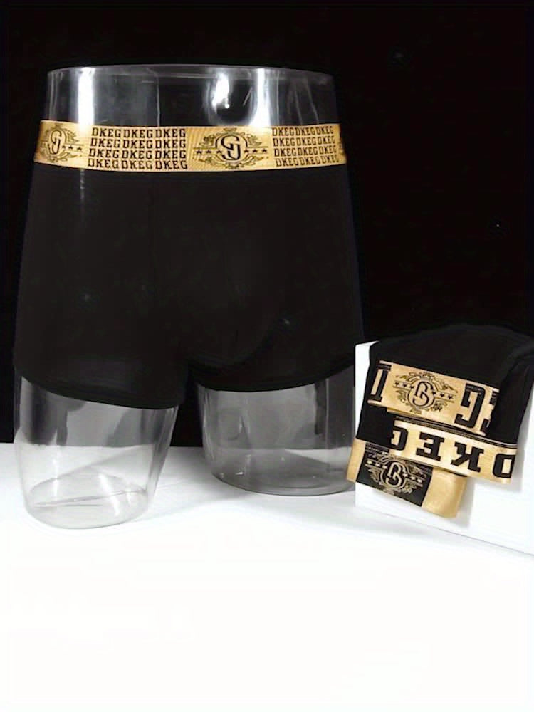 Boxer bambou homme — lot de 4, uni