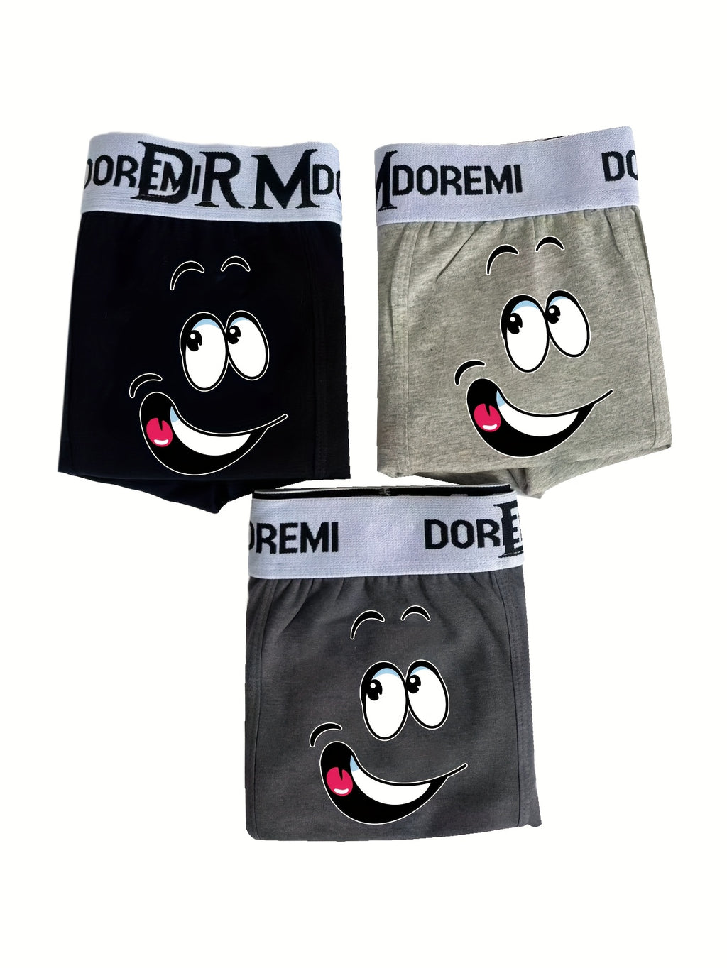 Boxer coton homme — lot de 2, géométrique