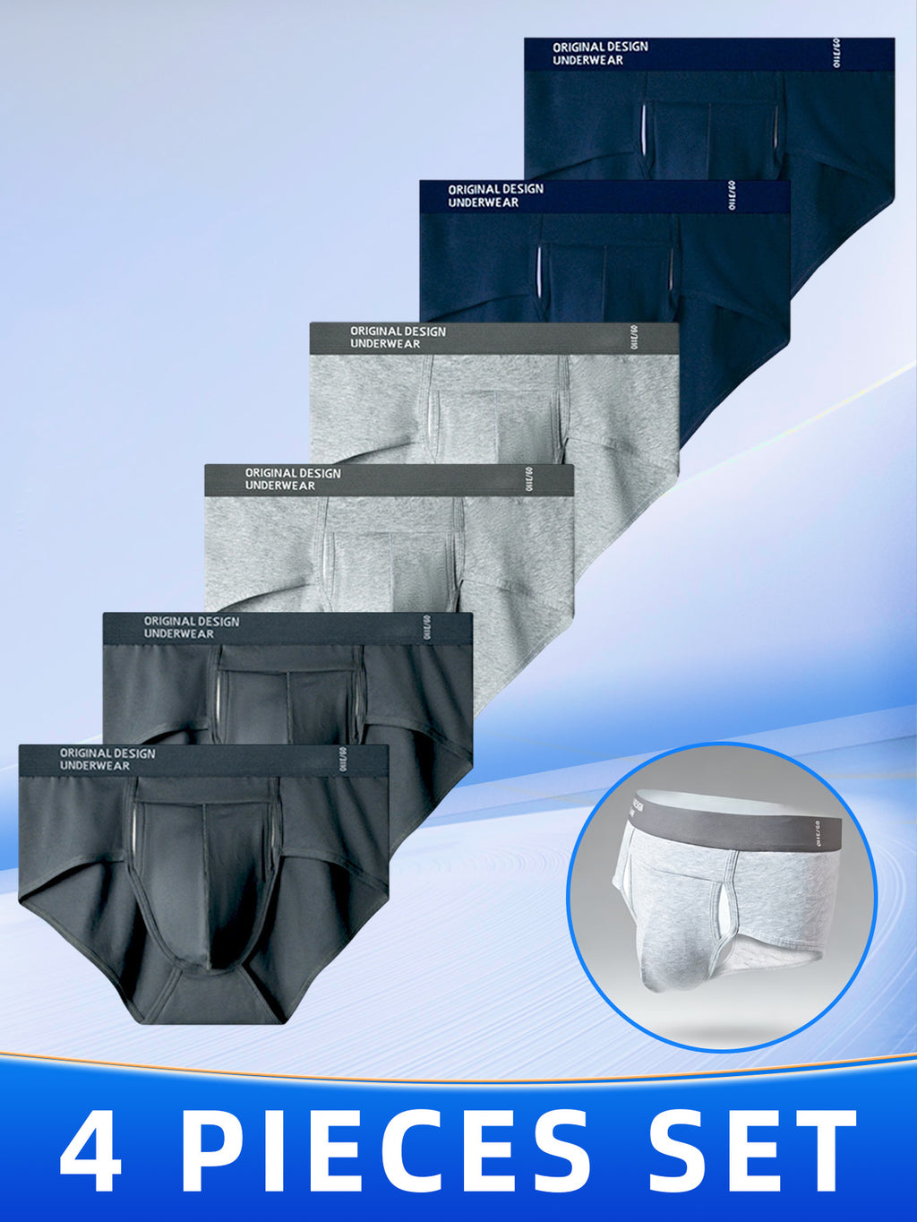 Boxer de sport respirant coton homme — lot de 6, uni, assortiment S, du XXS au 3XL