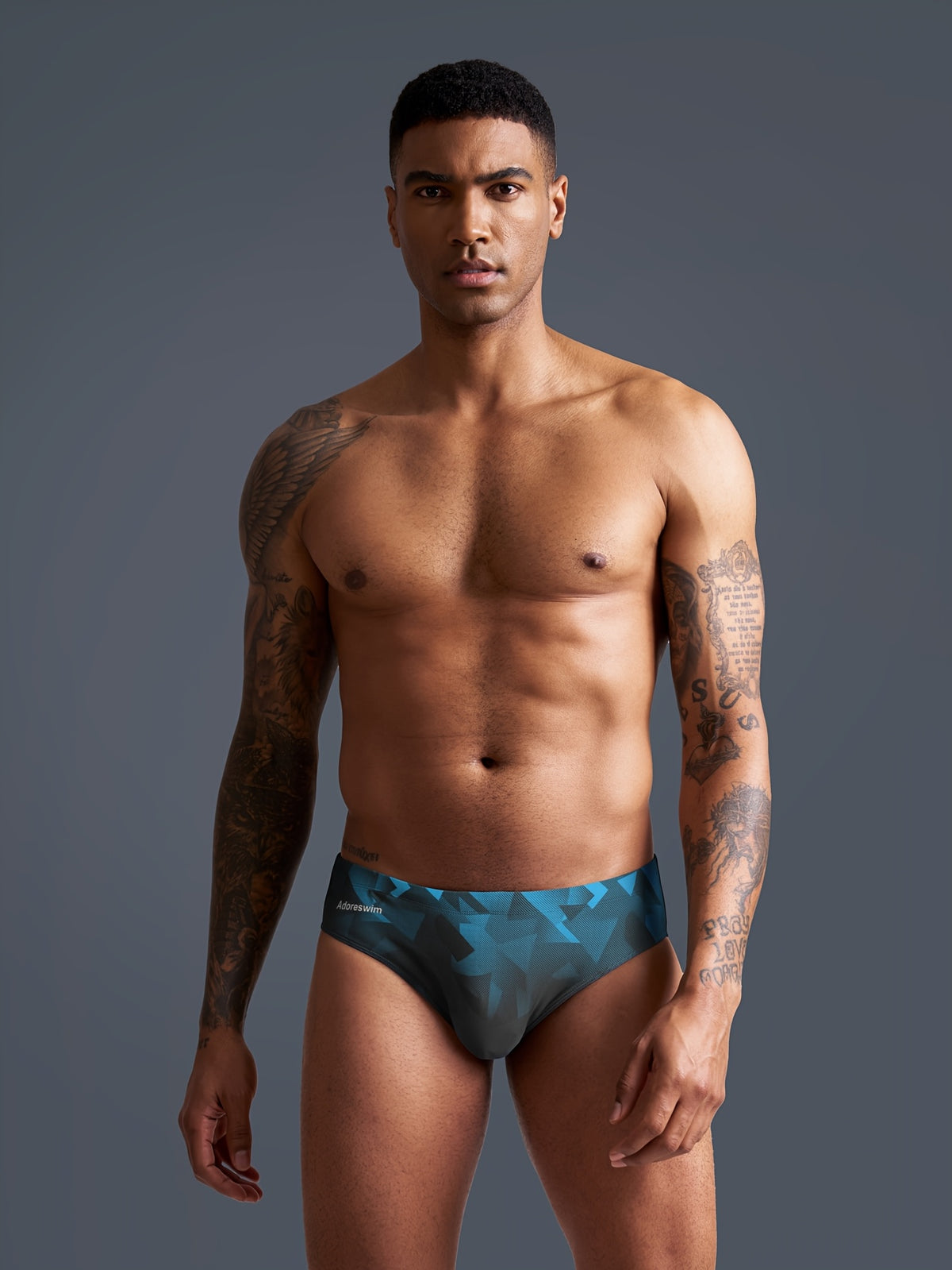 Slip microfibre homme, noir