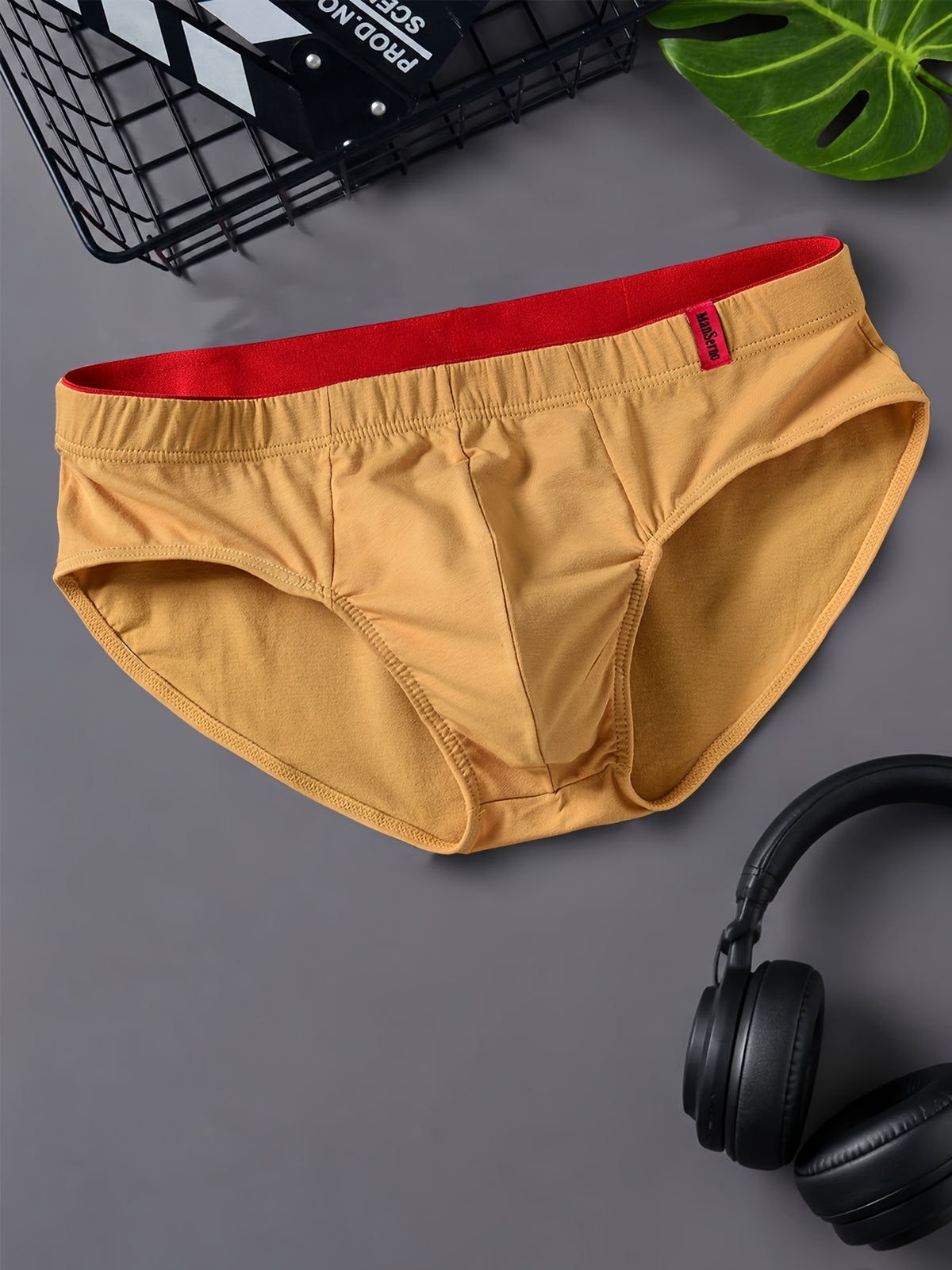 Slip coton homme — lot de 6, peu extensible, lavage à la main, 5 % d'élasthanne