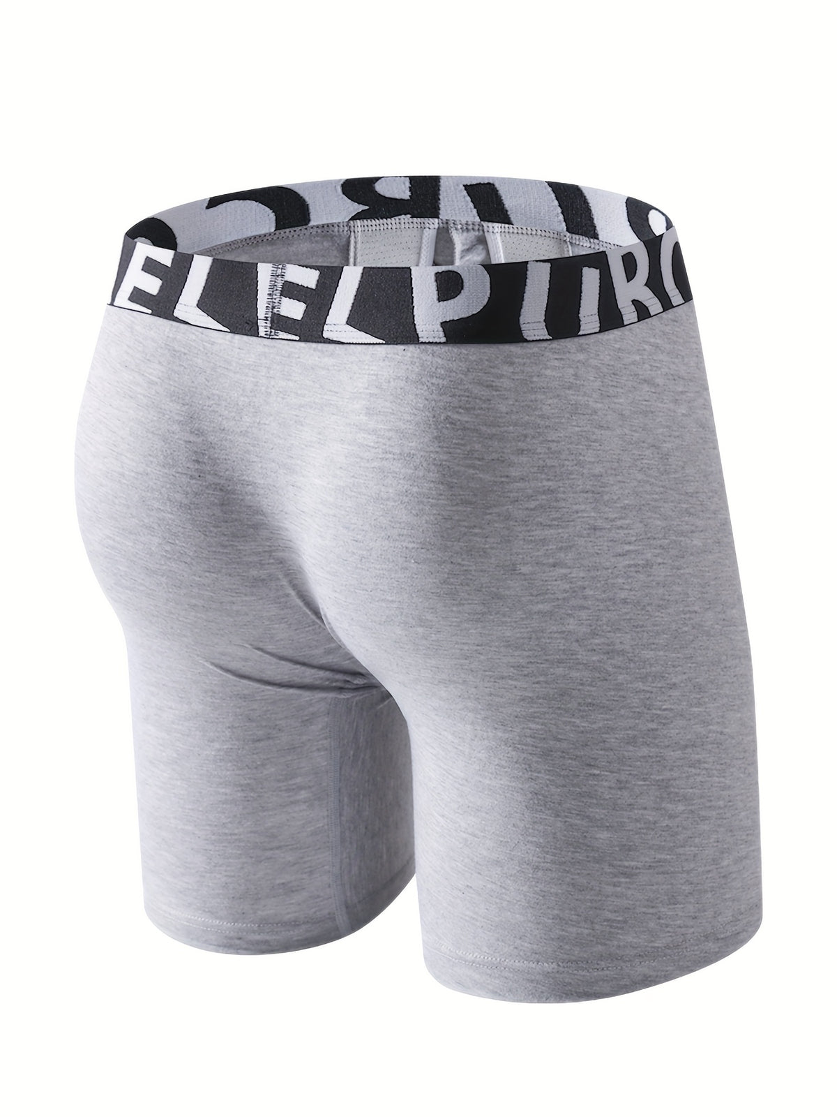 Boxer long de sport bambou homme — lot de 3, noir vert bleu