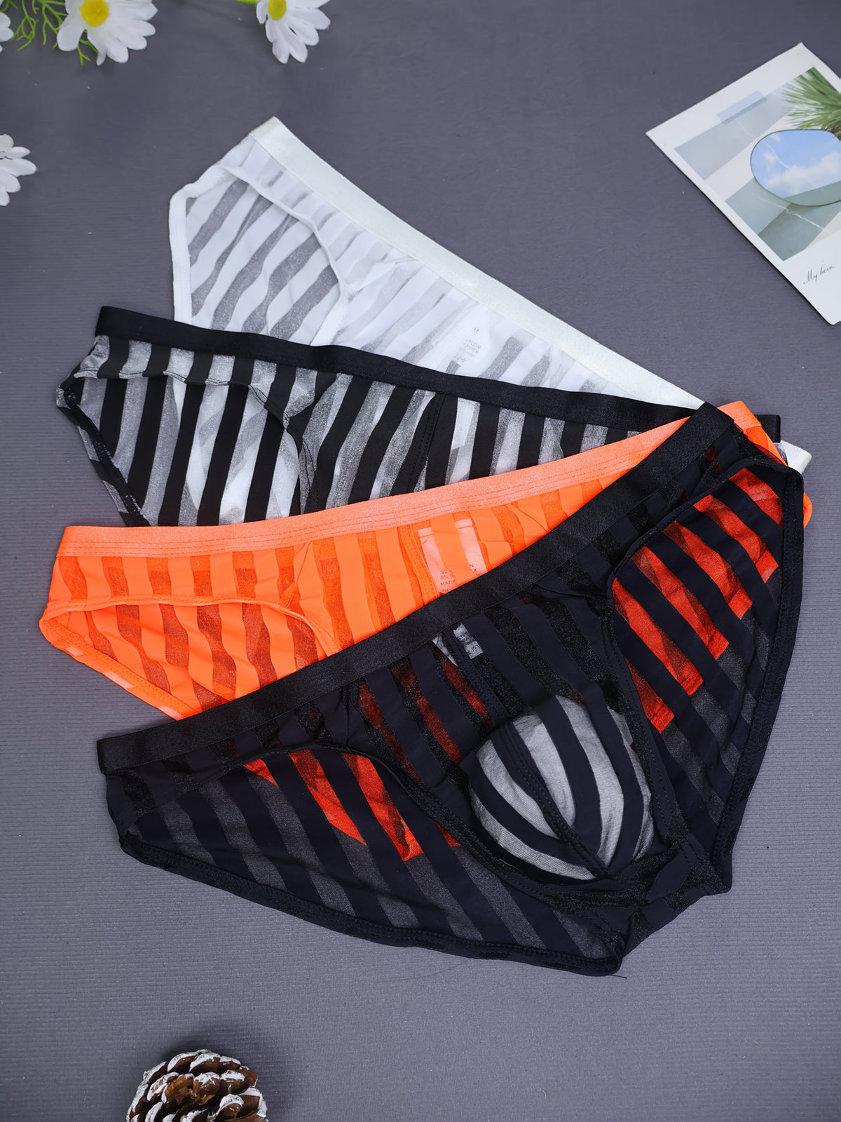 Slip homme — lot de 4, maille stable, lavable en machine
