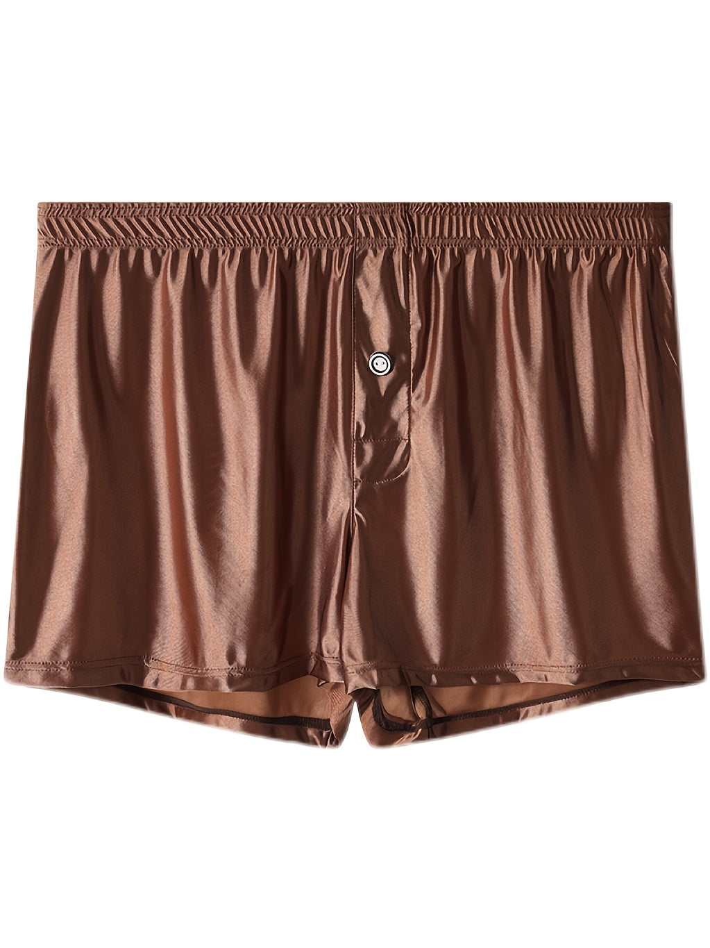 Boxer large de sport soie homme — lot de 3, uni