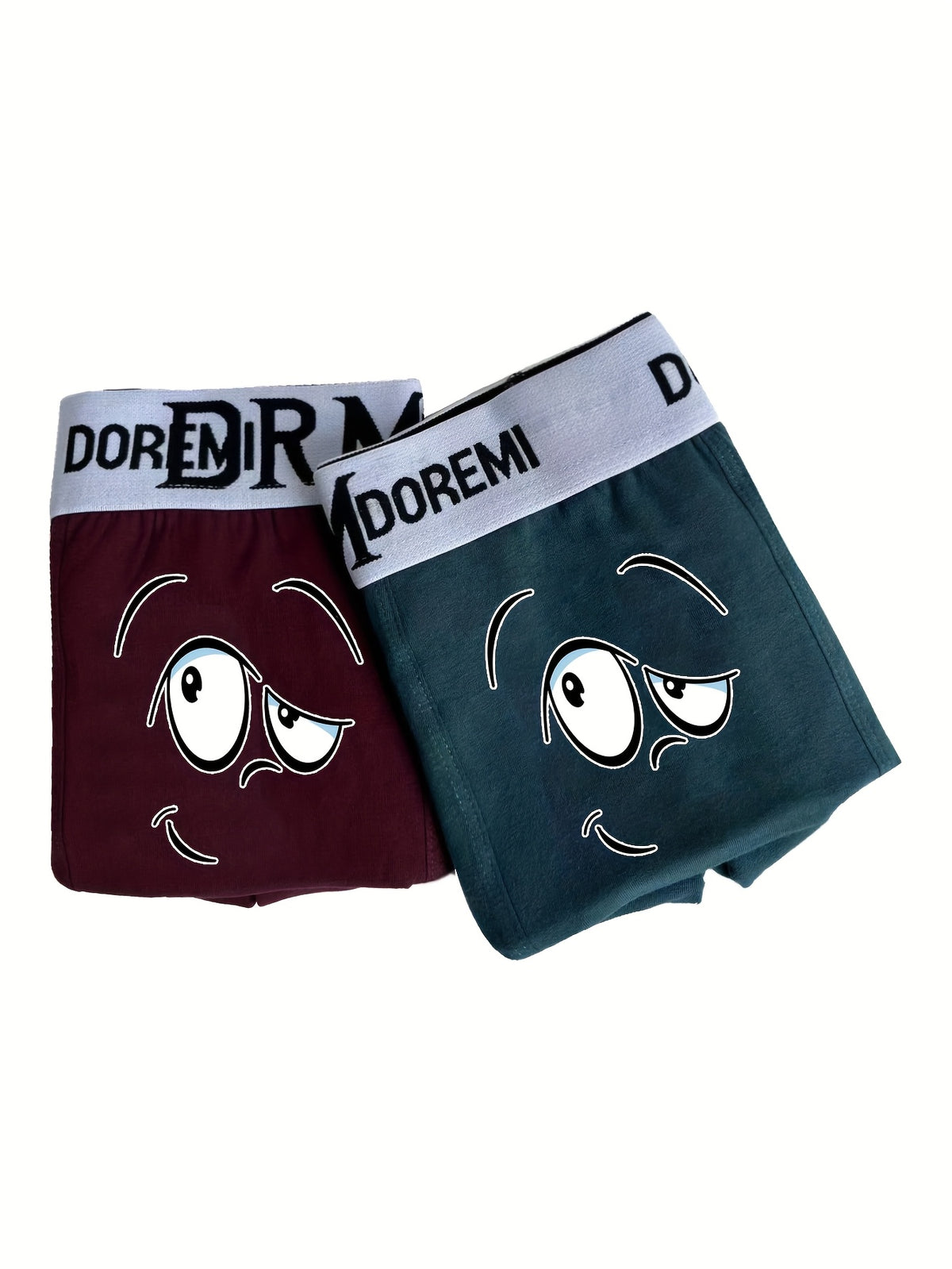 Boxer coton homme — lot de 2, géométrique