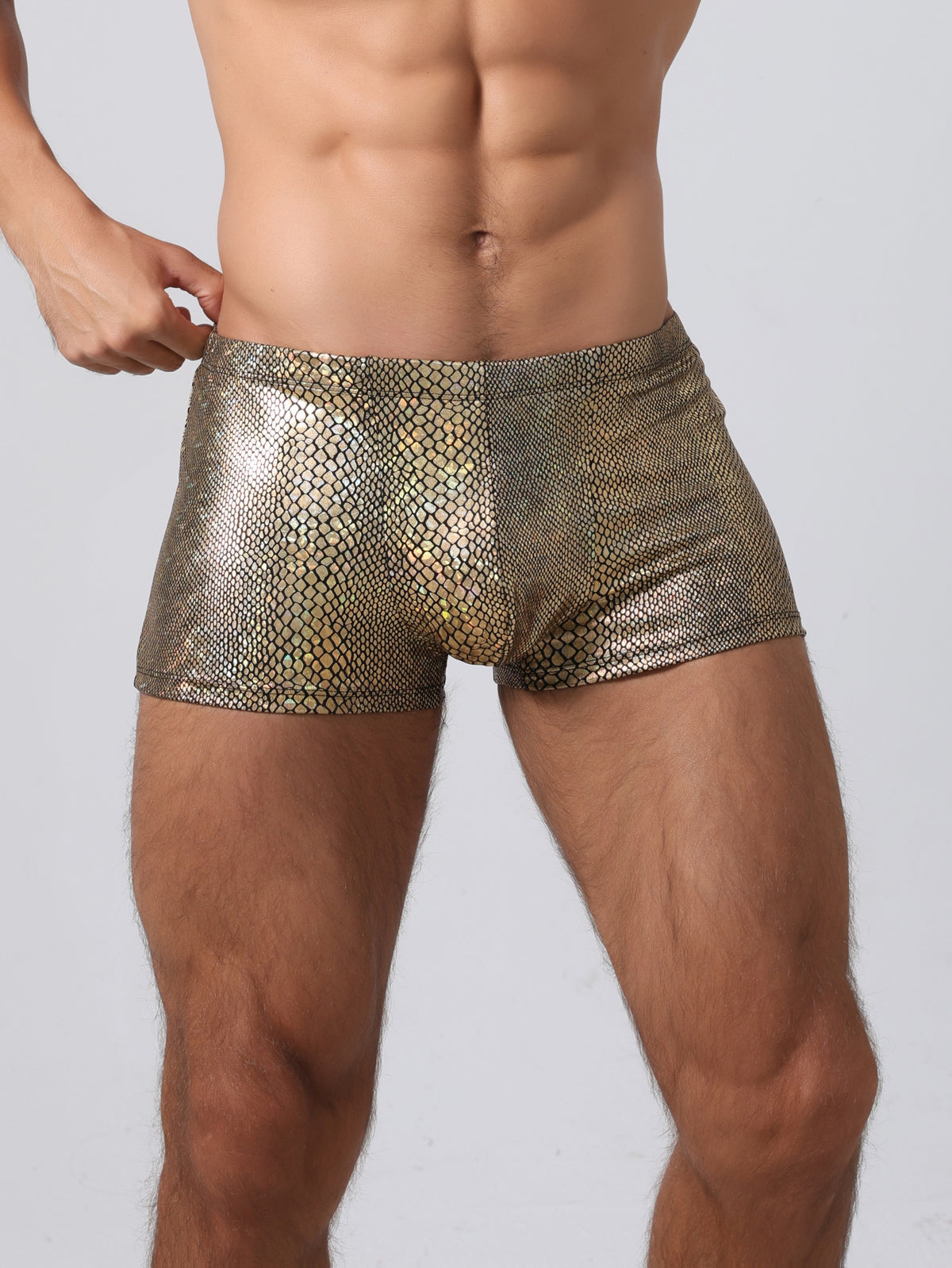 Boxer microfibre homme, 【doré】