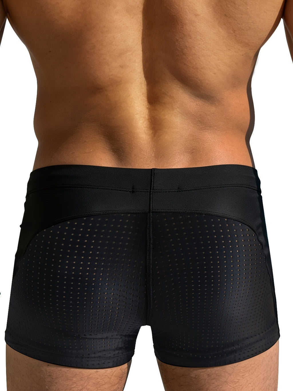 Boxer de sport séchage rapide microfibre homme, noir, noir, du XS au M