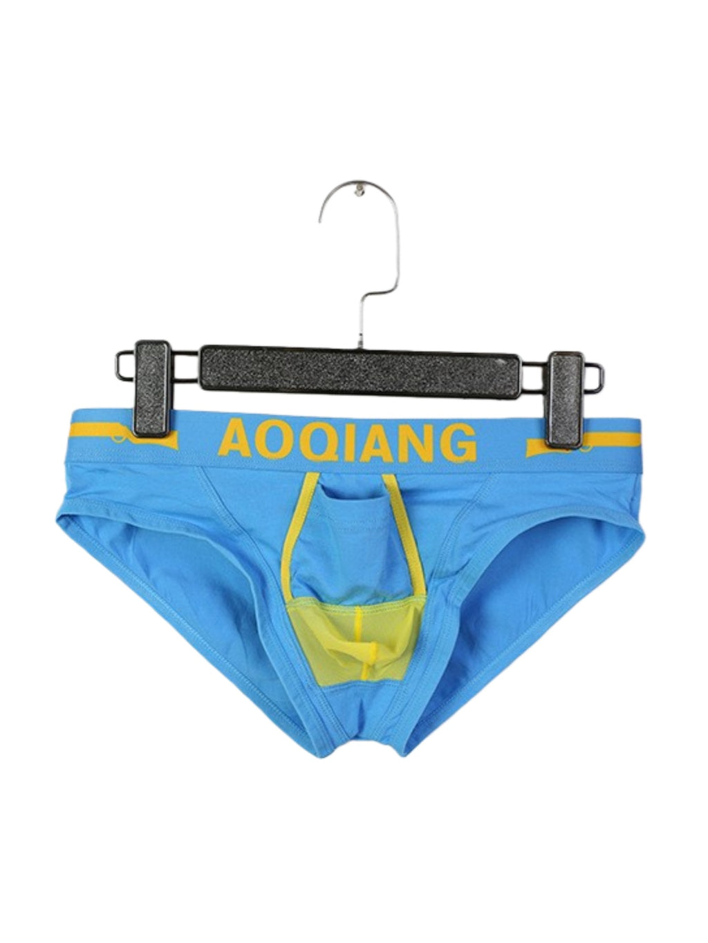 Slip respirant à poche de maintien coton homme — lot de 3, uni