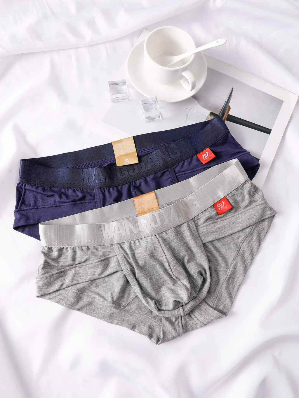 Boxer d'intérieur modal homme — lot de 2, uni