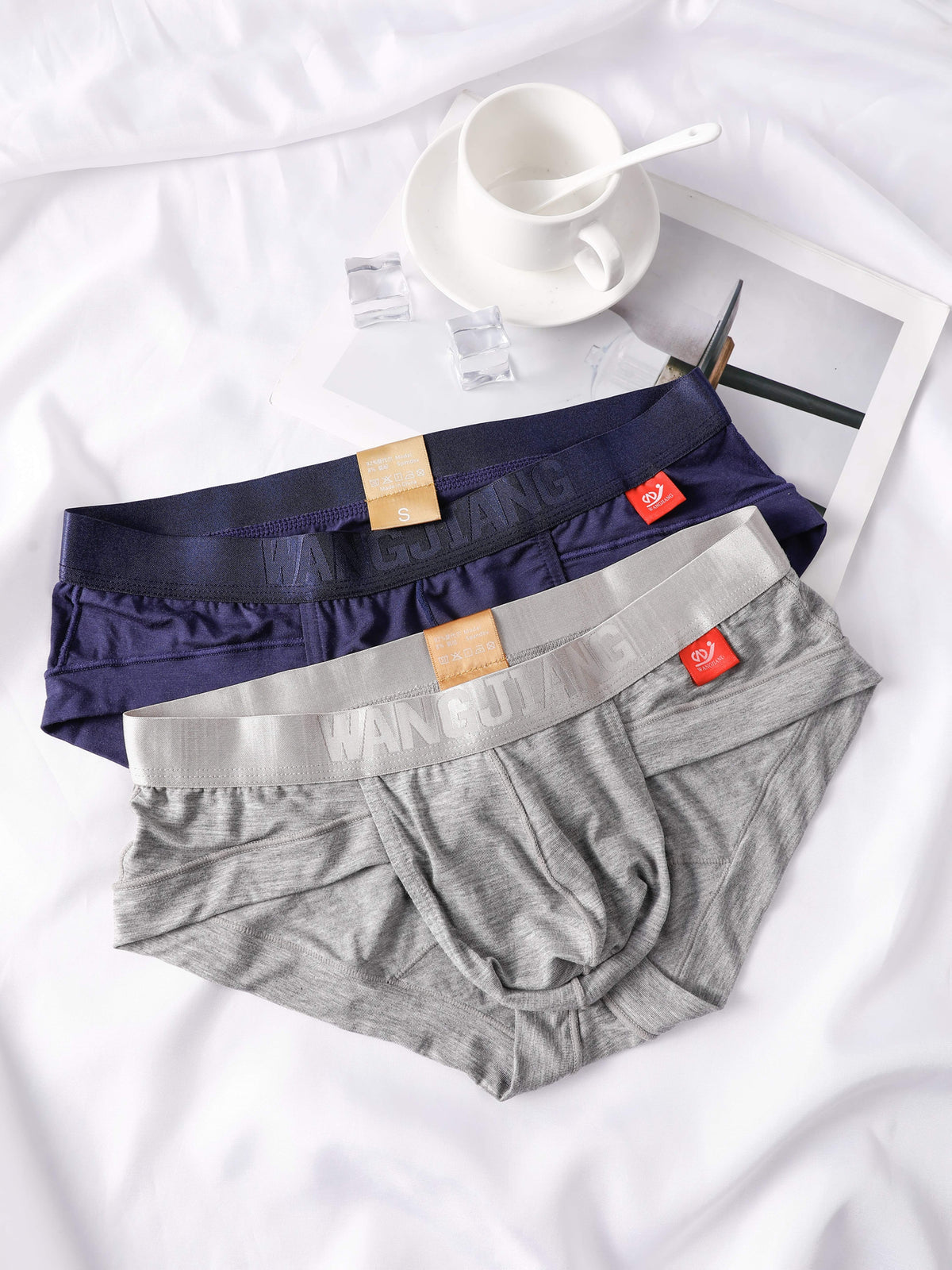 Boxer d'intérieur modal homme — lot de 2, uni