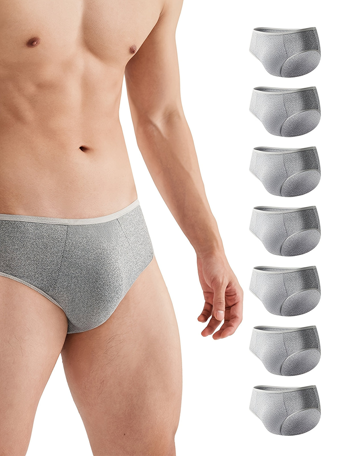 Slip de sport respirant microfibre homme — lot de 7