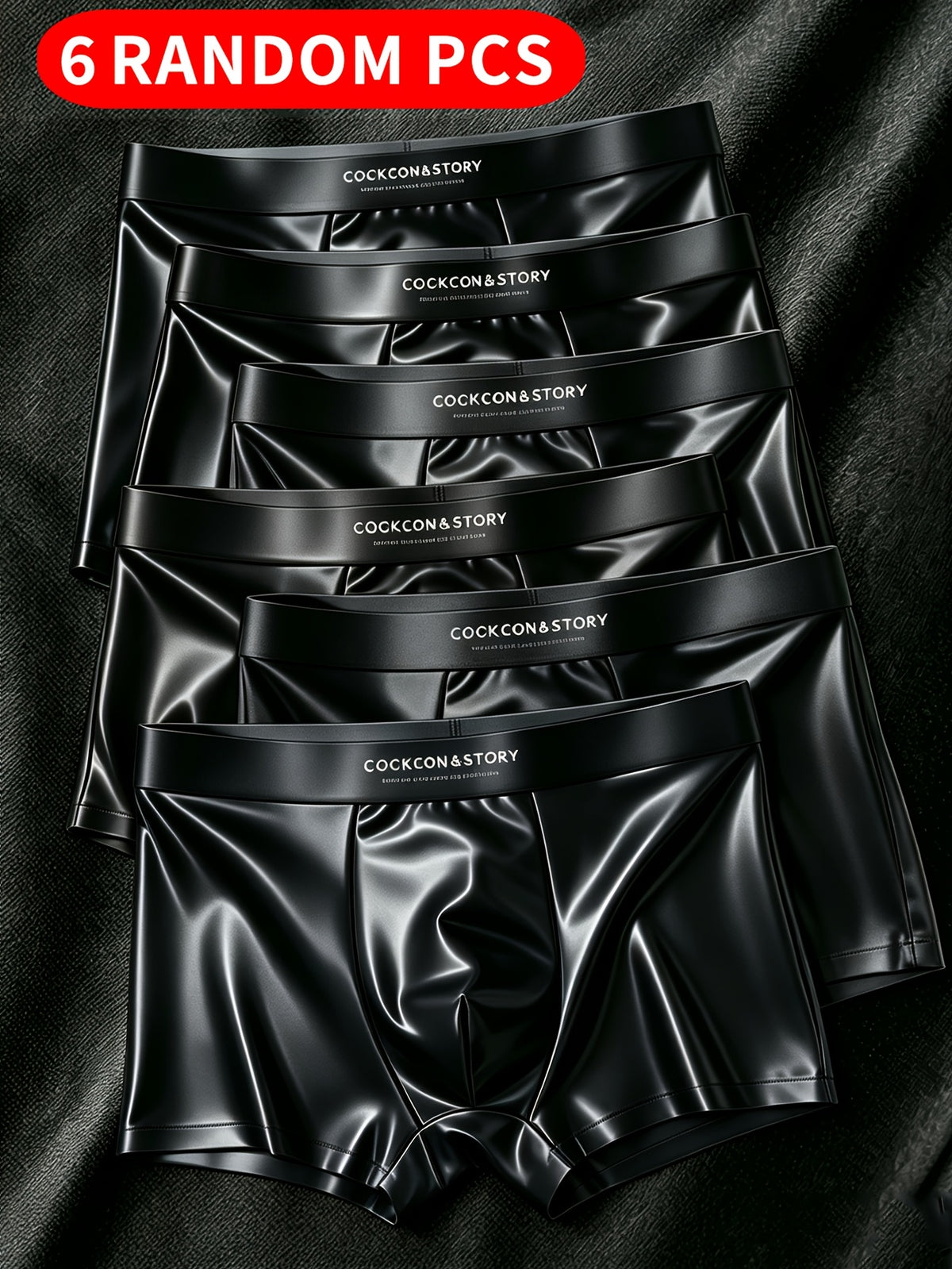 Boxer de sport d'intérieur microfibre homme — lot de 6, uni