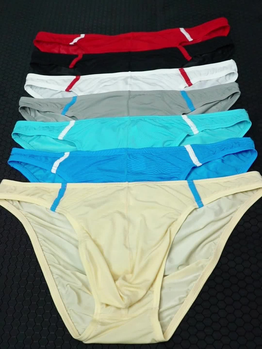 Slip moulant séchage rapide microfibre homme — lot de 5, uni