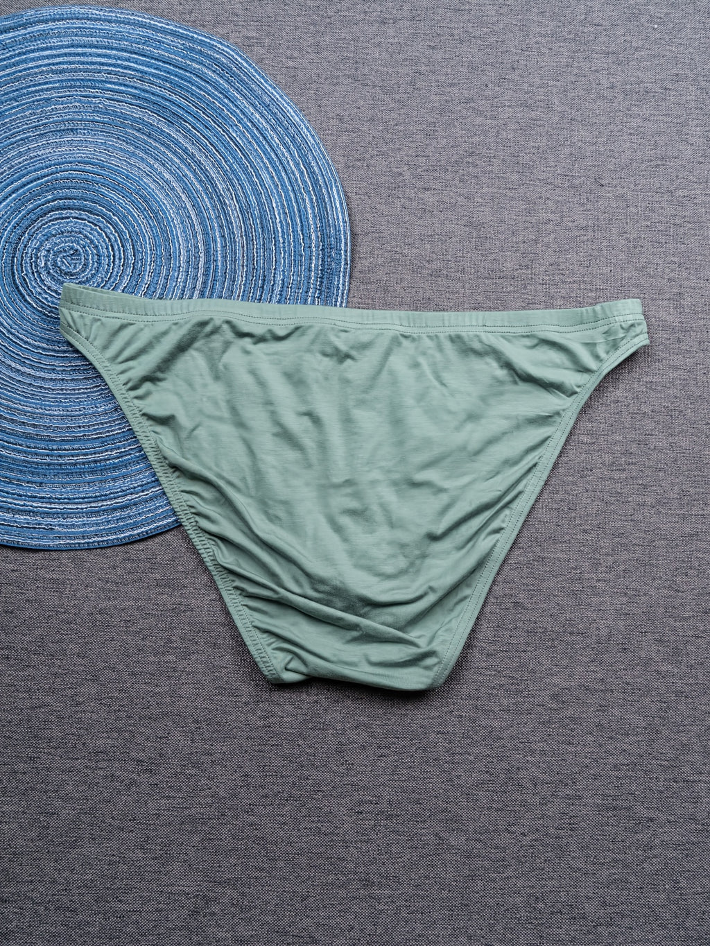 Slip moulant respirant bambou homme — lot de 6, uni