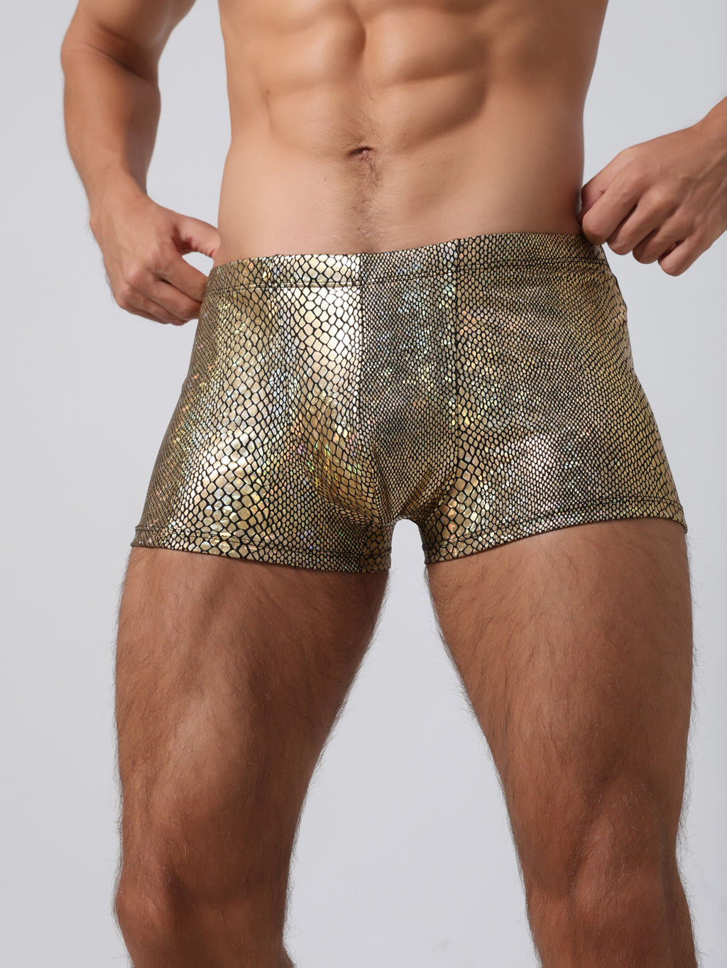 Boxer microfibre homme, 【doré】