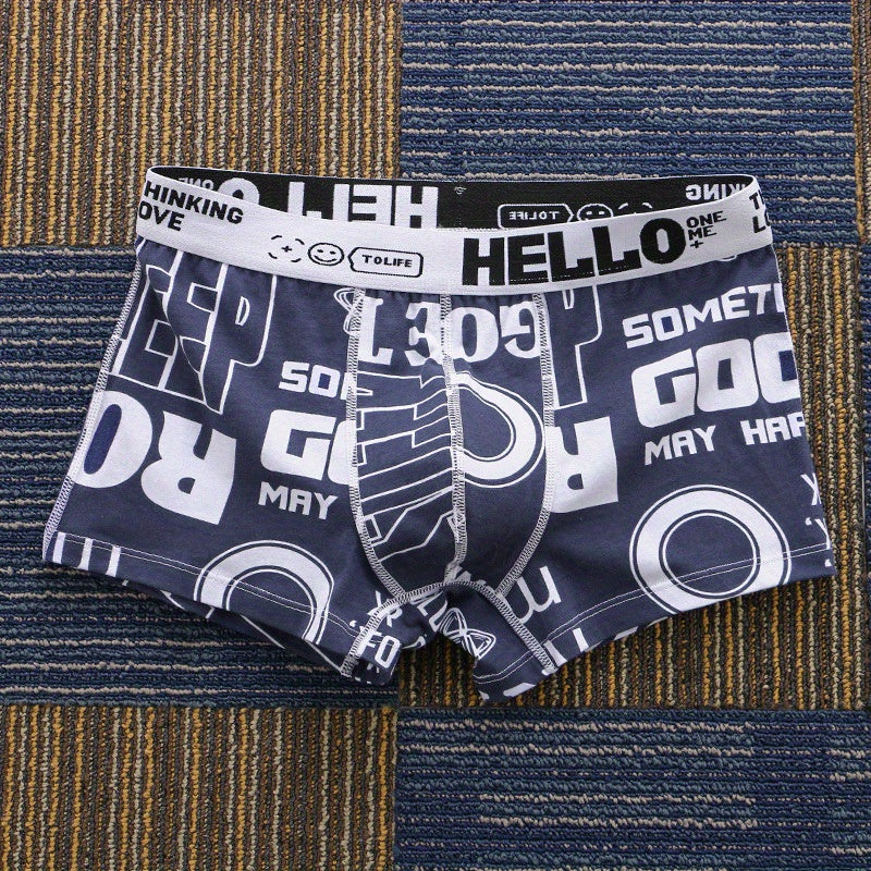 Boxer coton homme — lot de 2, imprimé