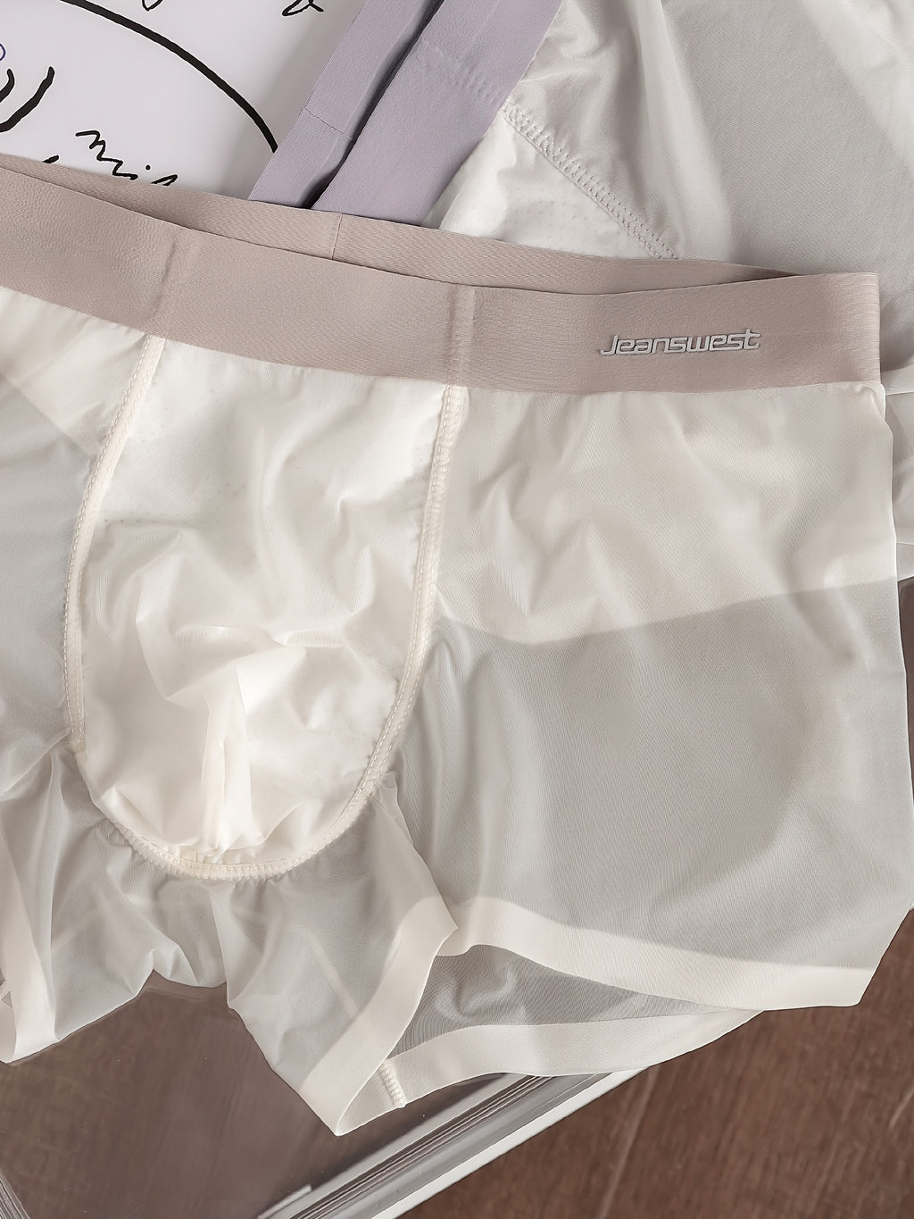 Boxer microfibre homme — lot de 4, uni, du S au XL