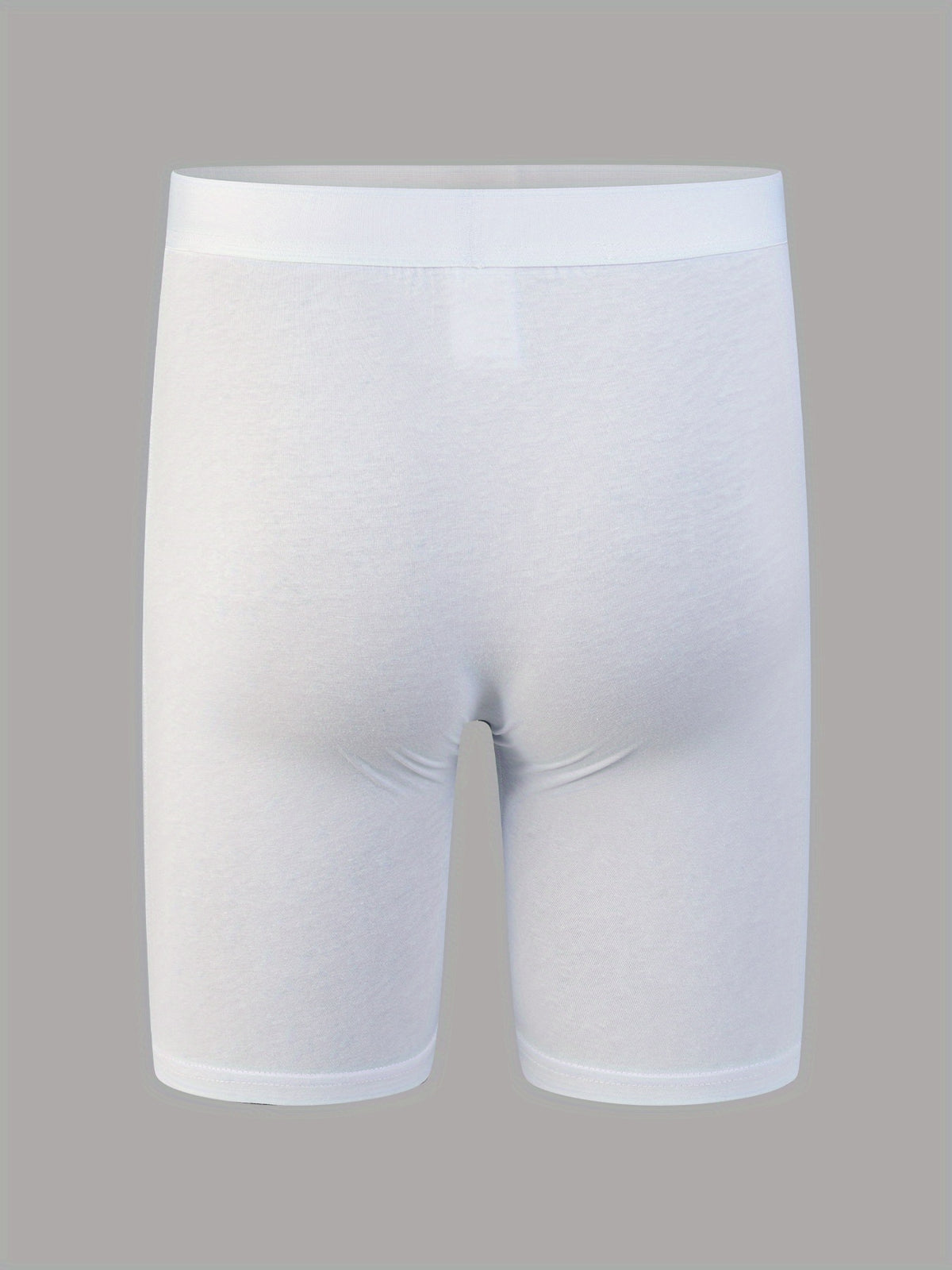 Boxer long extensible coton homme — lot de 3, uni