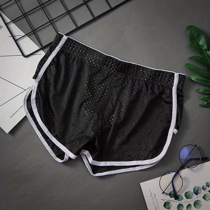 Boxer large respirant microfibre homme — lot de 2, uni