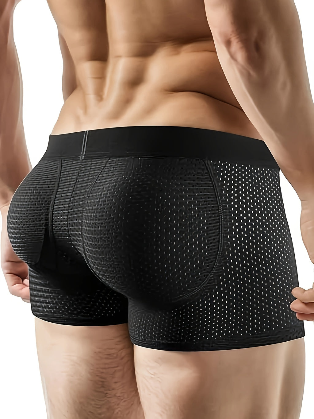Boxer de sport séchage rapide microfibre homme — lot de 2, uni