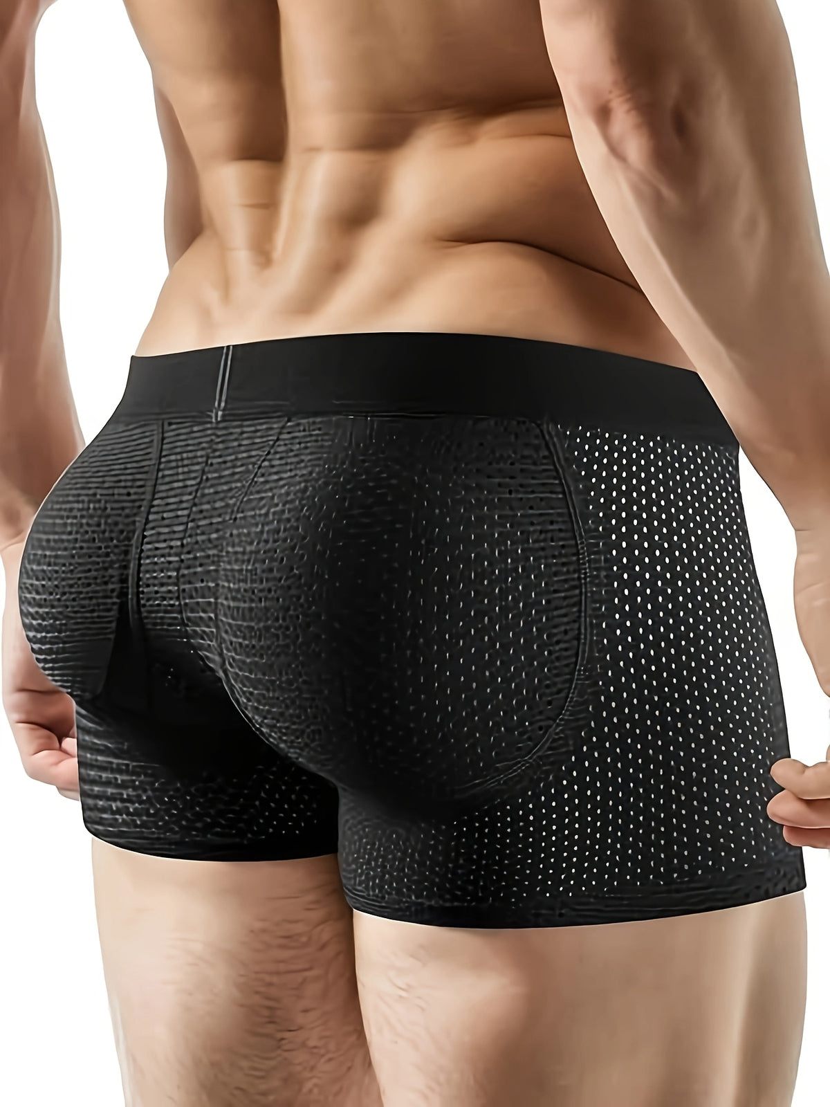 Boxer de sport séchage rapide microfibre homme — lot de 2, uni