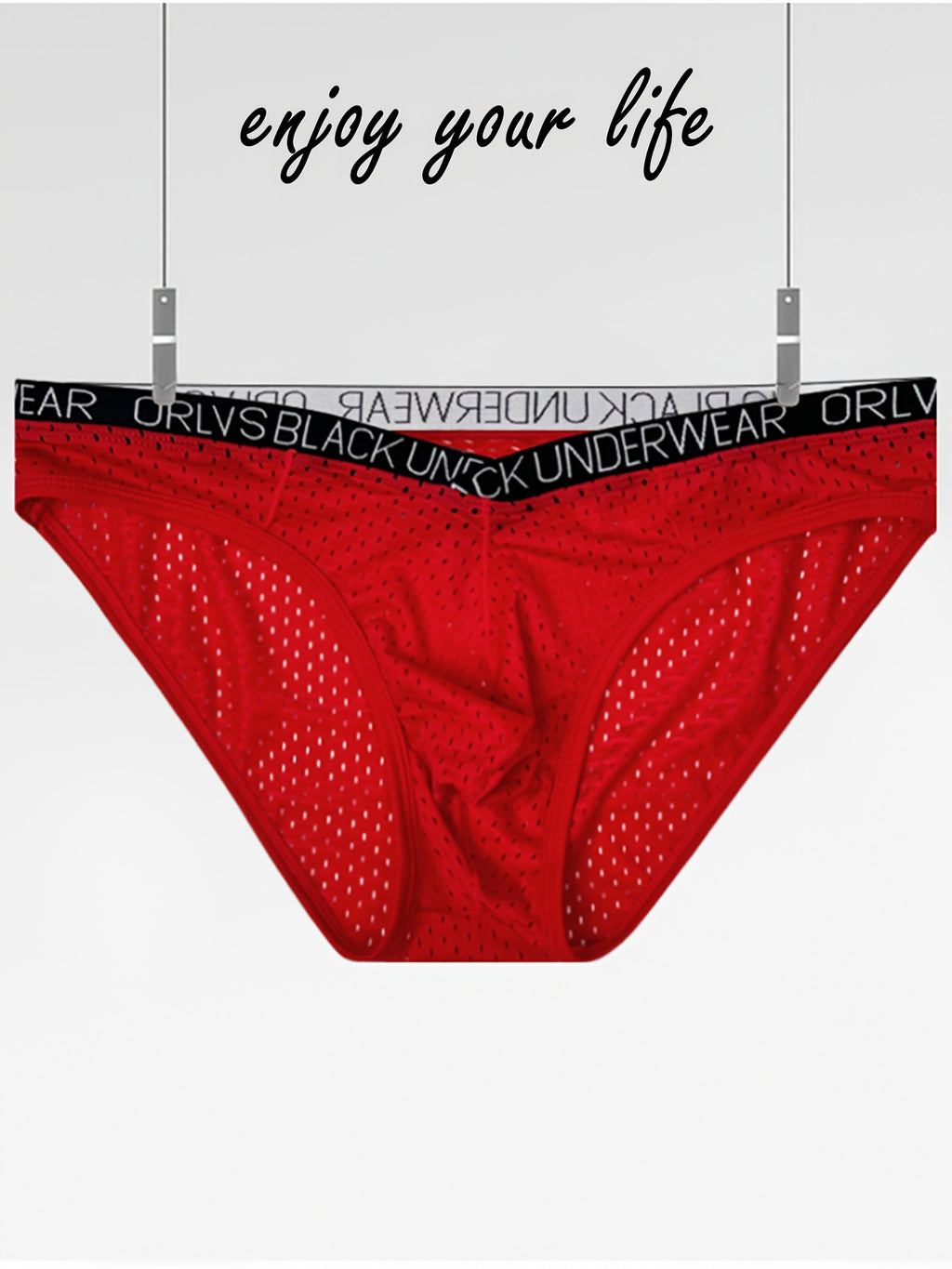 Slip taille basse séchage rapide homme — lot de 2, uni