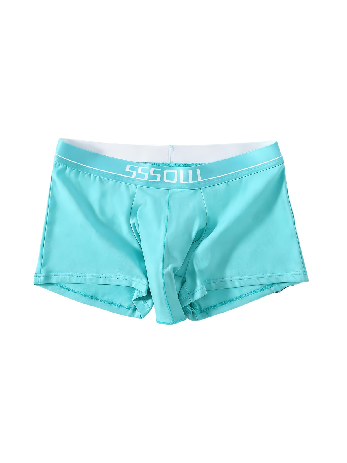 Boxer grande taille respirant coton homme — lot de 2, uni