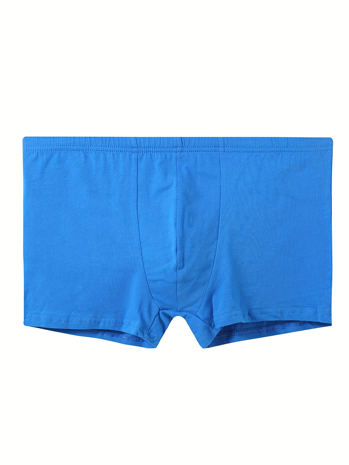 Boxer taille haute large coton homme — lot de 6, uni