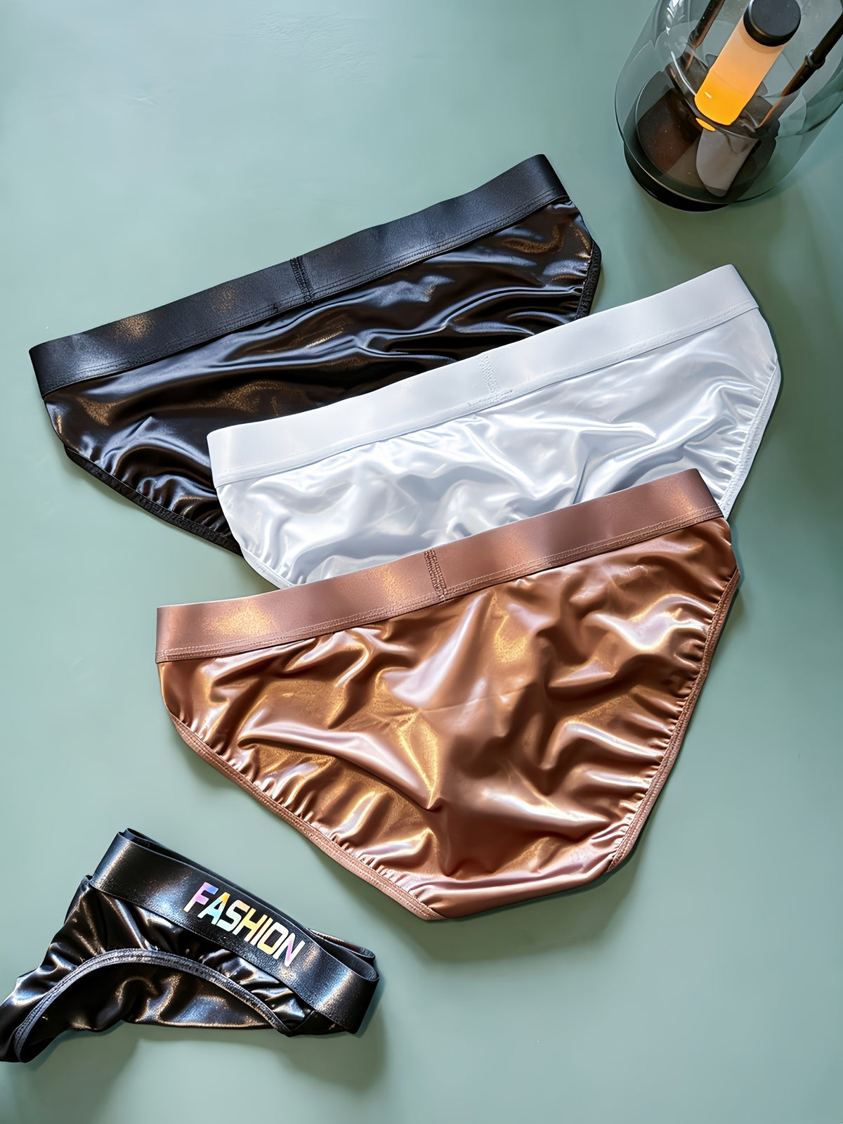 Slip sans couture respirant microfibre homme — lot de 5, imprimé