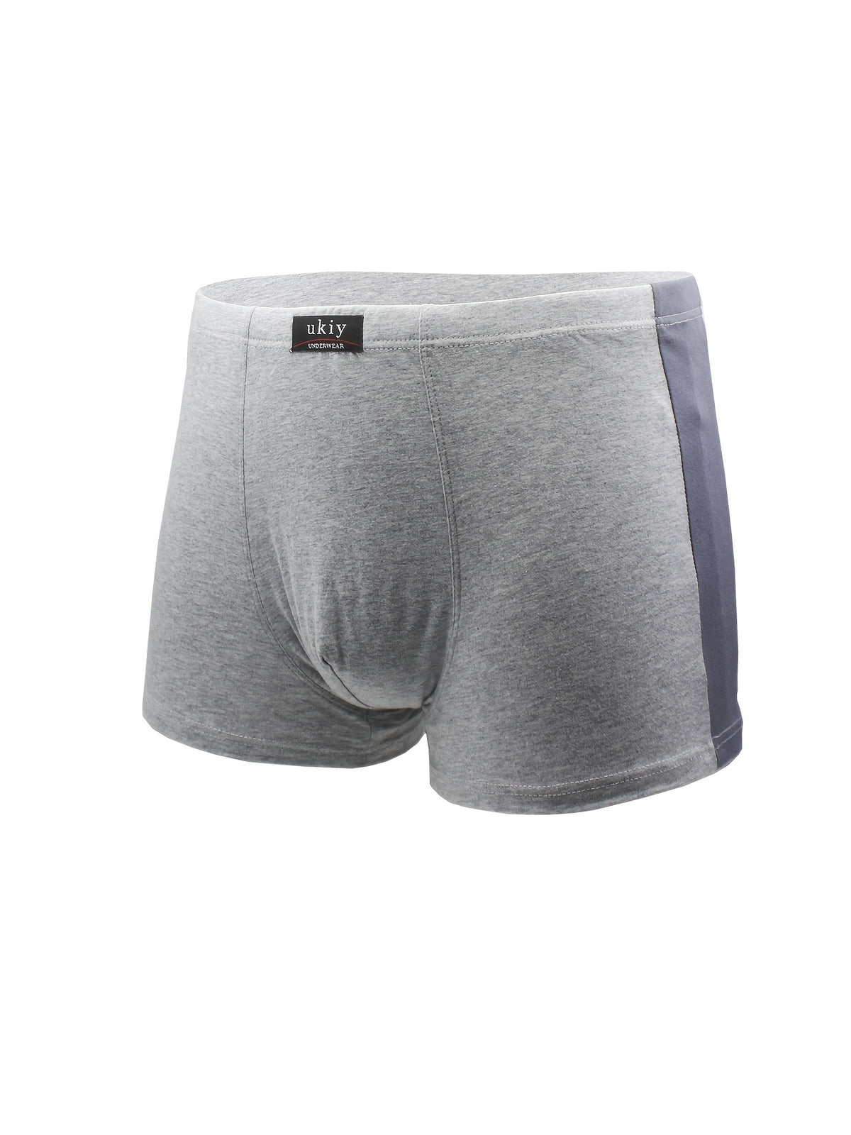 Boxer grande taille respirant coton homme — lot de 3, uni, du 3XL au 1XL
