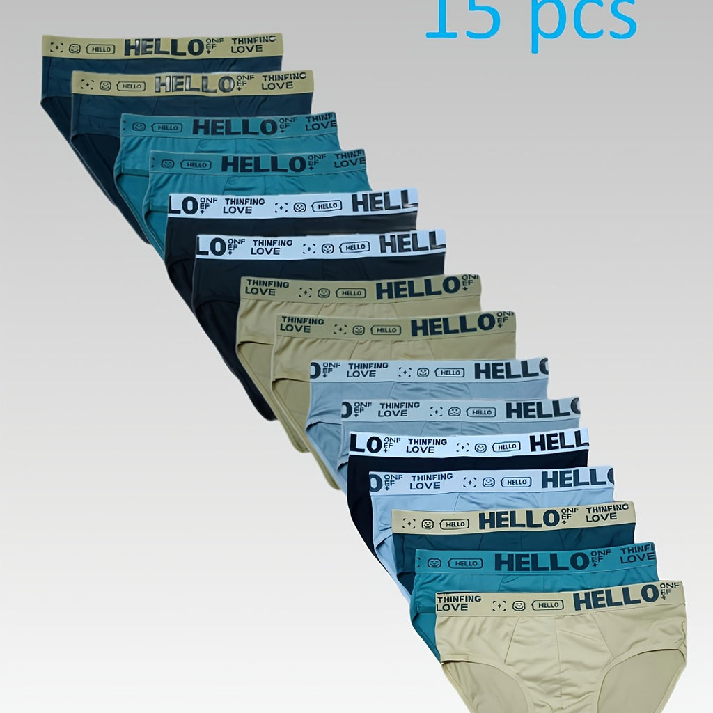 15 pièces multicolores