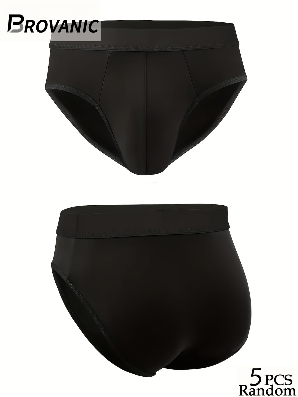 Slip microfibre homme — lot de 5, uni, du XS au XL
