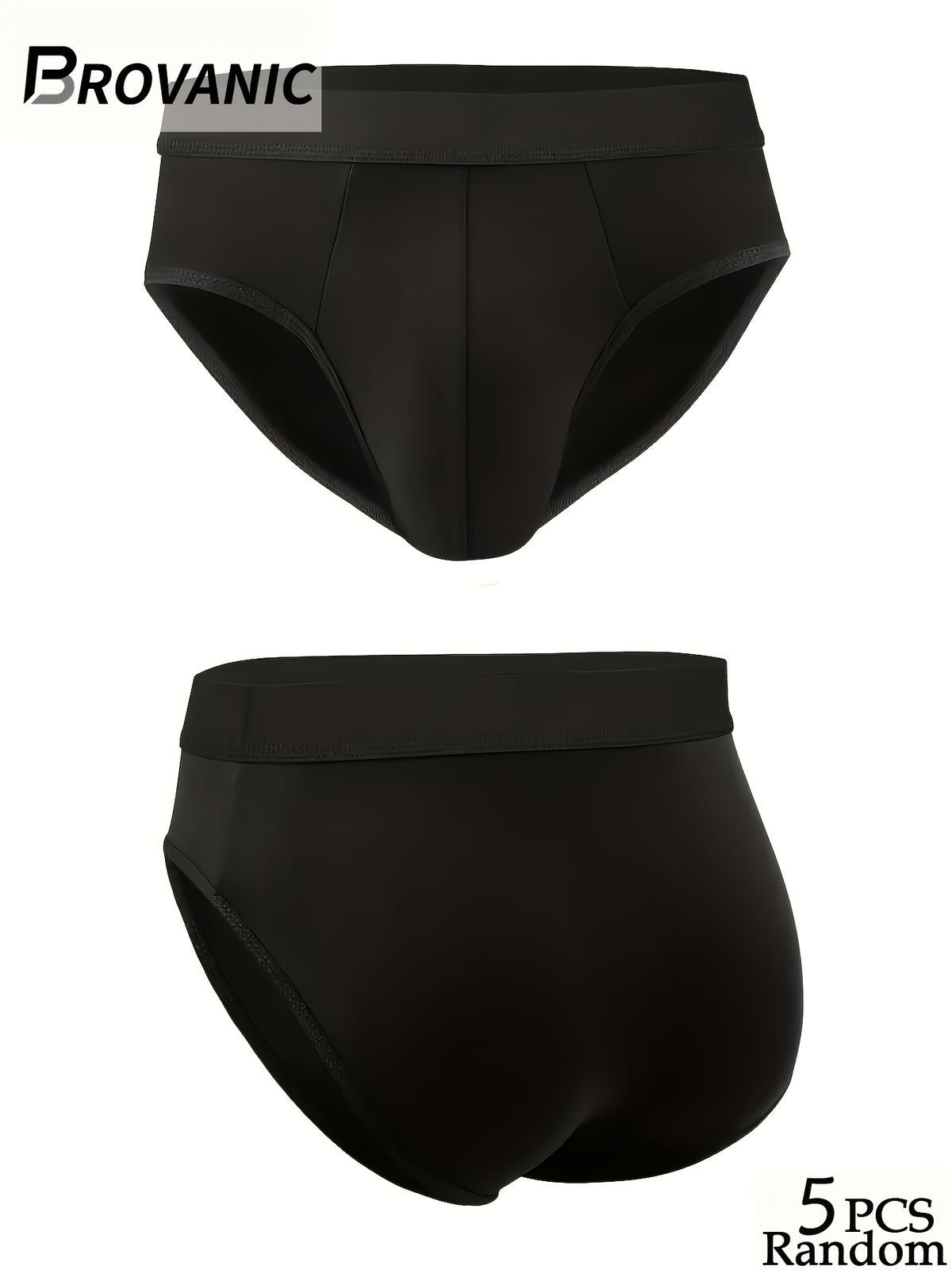 Slip microfibre homme — lot de 5, uni, du XS au XL