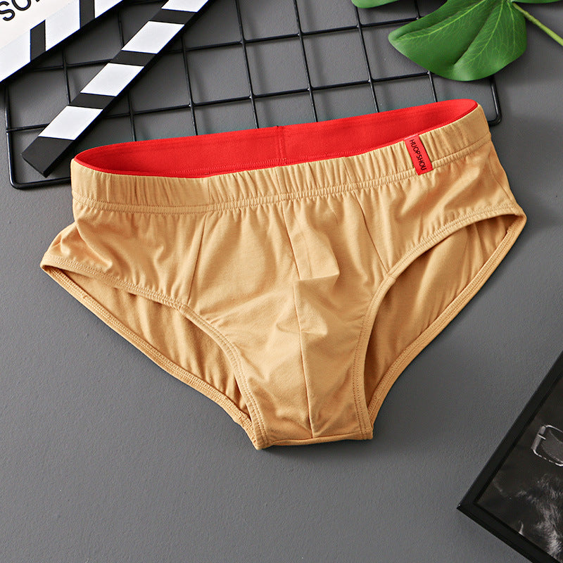 Slip taille basse respirant coton homme — lot de 8, uni