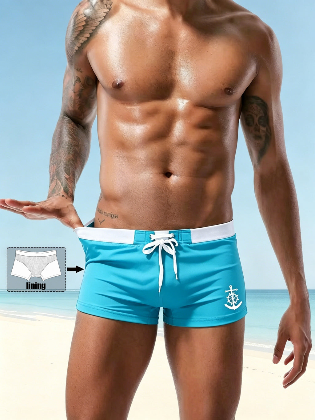 Boxer séchage rapide microfibre homme, 4 coloris, du S au XXL