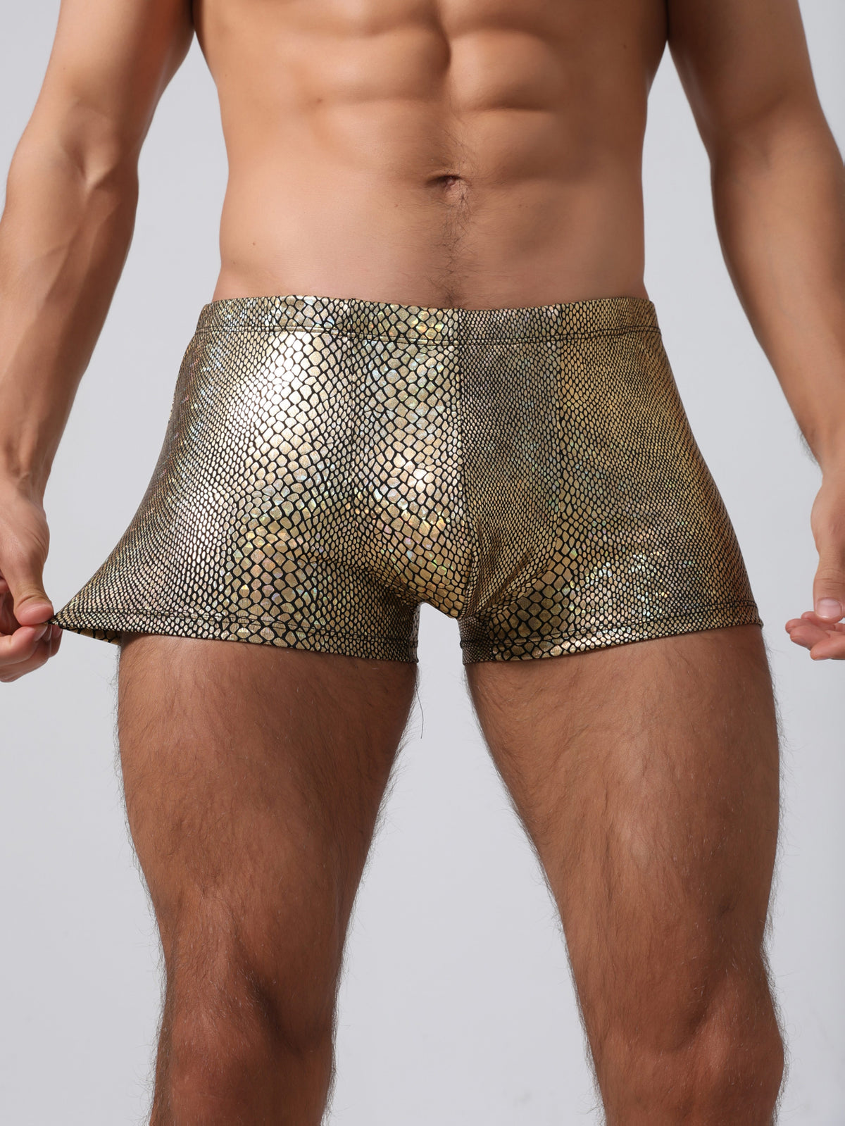 Boxer microfibre homme, 【doré】