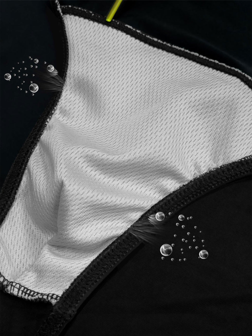 Boxer de sport séchage rapide microfibre homme, noir, noir, du S au XL