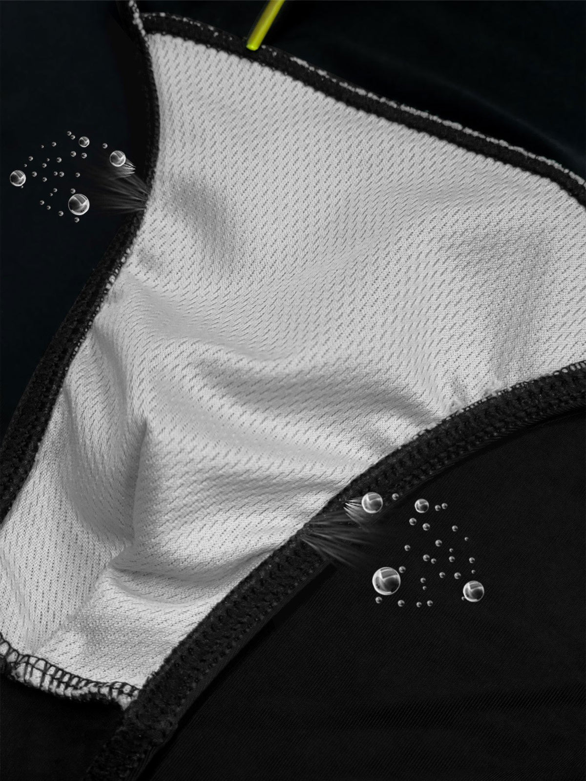 Boxer de sport séchage rapide microfibre homme, noir, noir, du S au XL