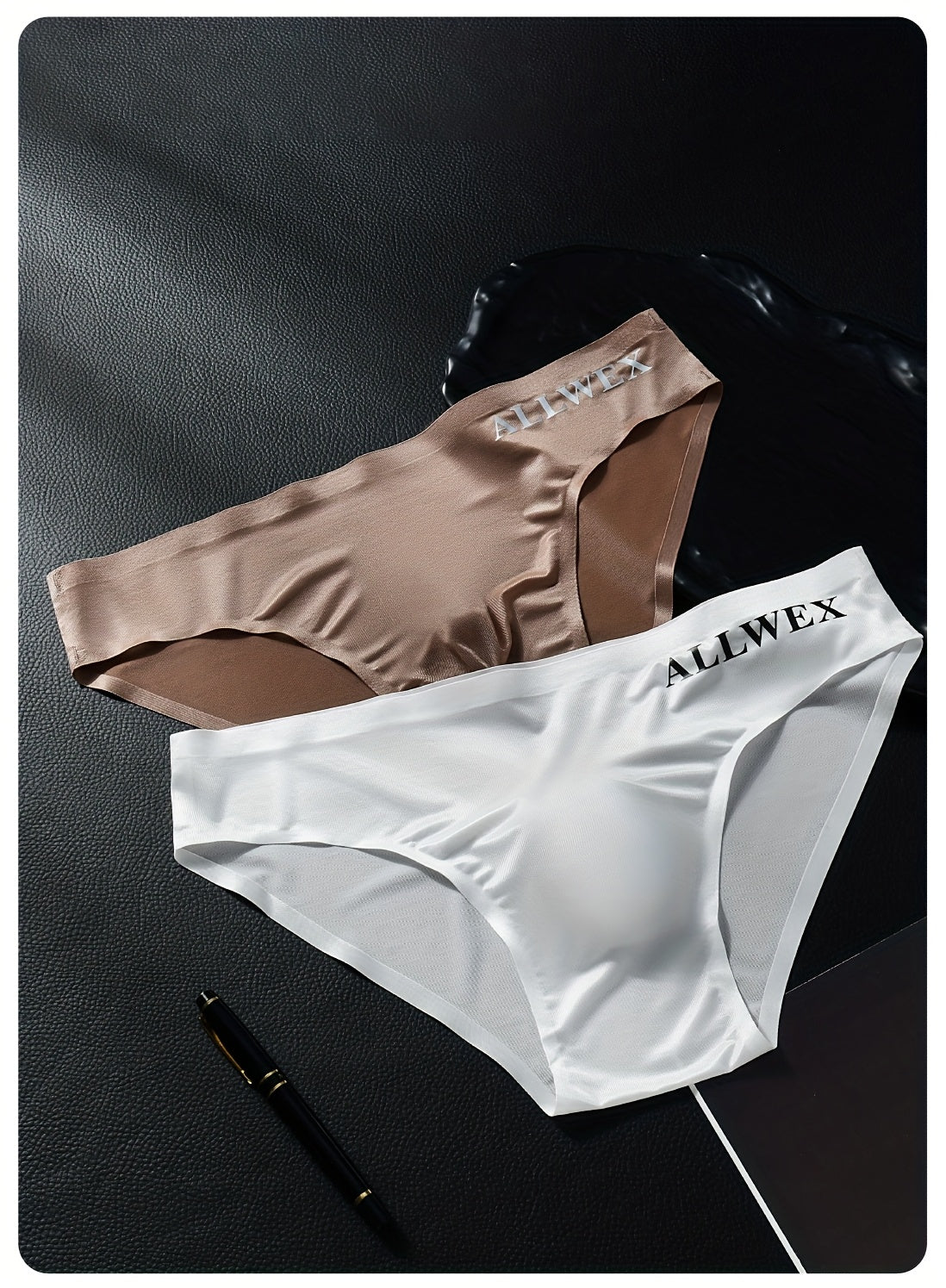 Slip sans couture taille basse homme — lot de 10, imprimé