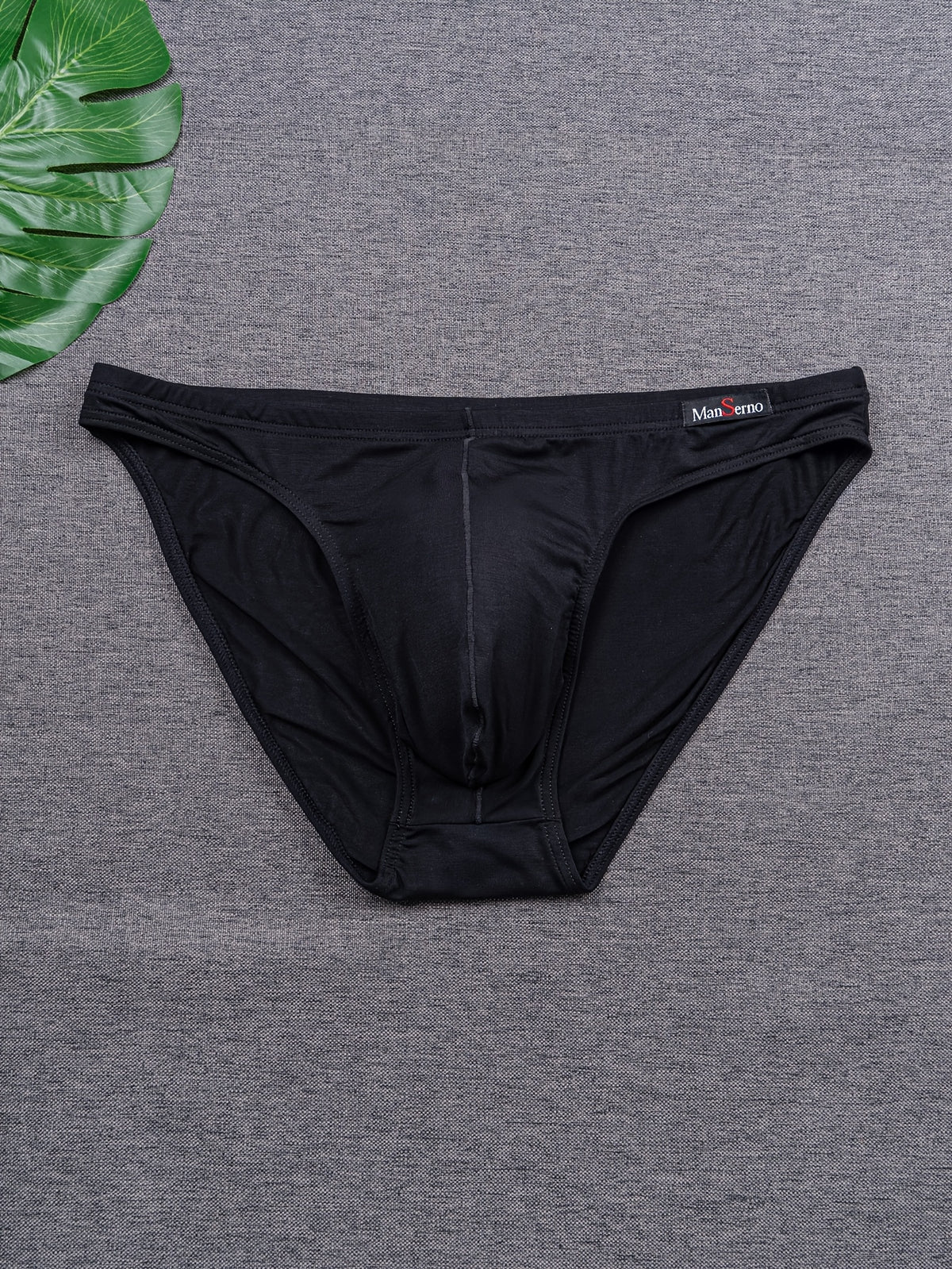 Slip respirant bambou homme — lot de 5, uni, du S au XXL