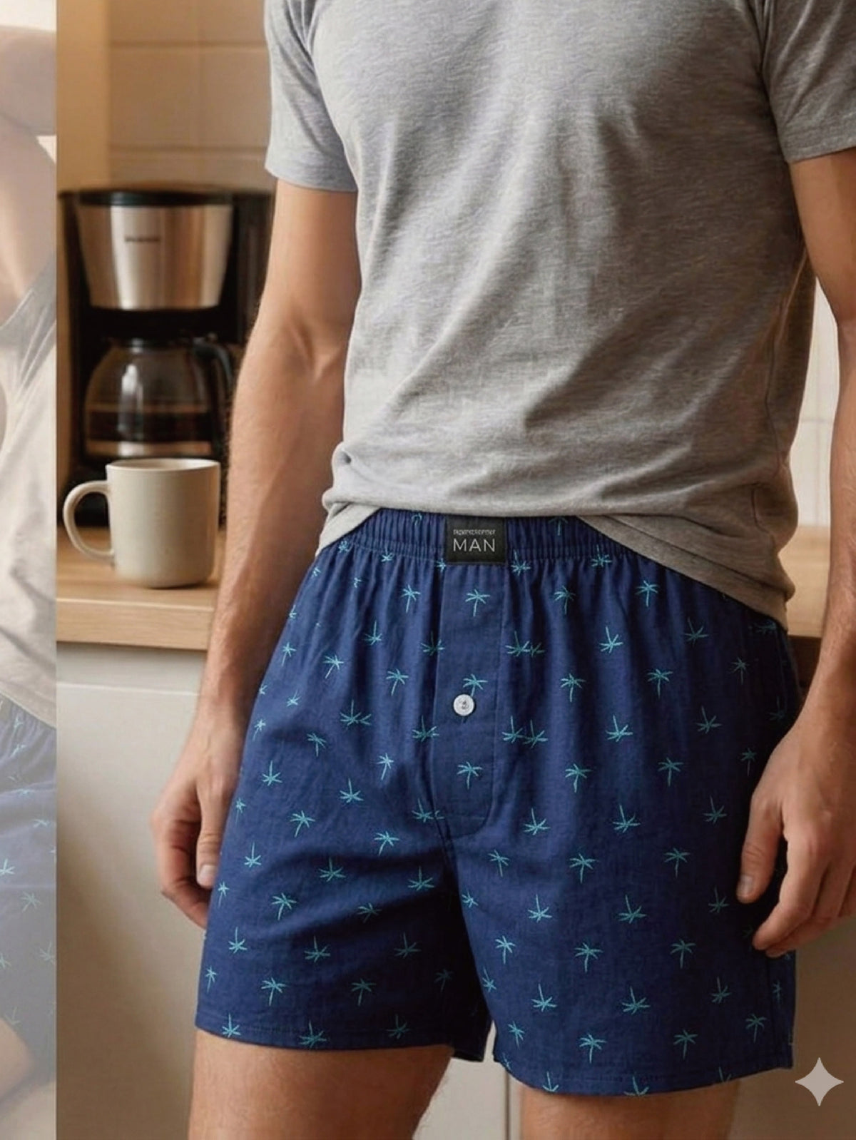 Boxer d'intérieur bambou homme — lot de 3