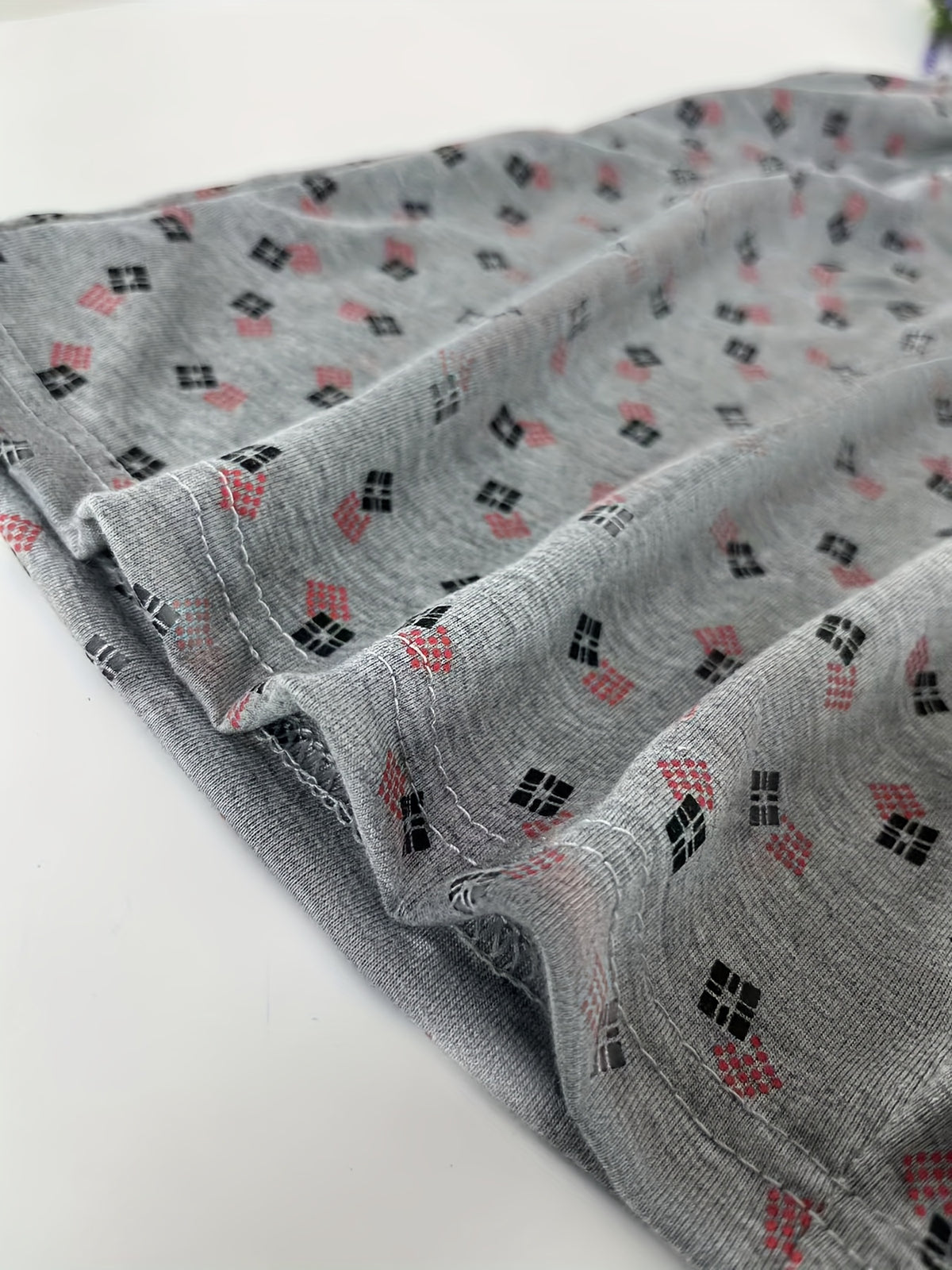 Boxer de sport respirant microfibre homme — lot de 3, géométrique, du M au 3XL