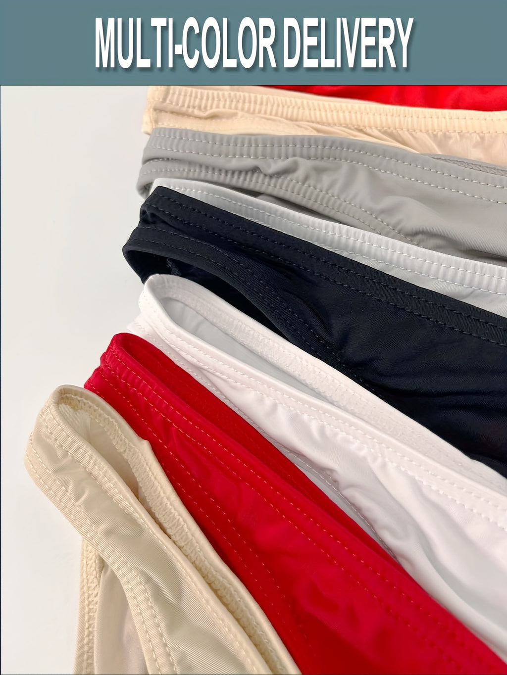 Slip de sport respirant microfibre homme — lot de 6, uni, du S au XXL