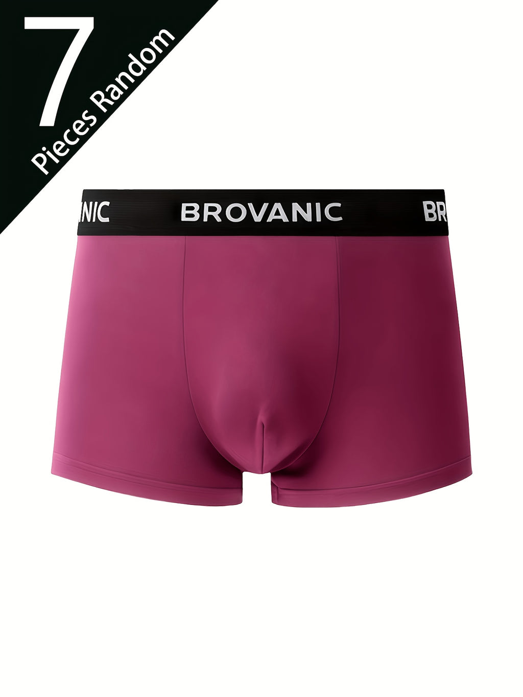 Boxer de sport d'intérieur microfibre homme — lot de 7, uni