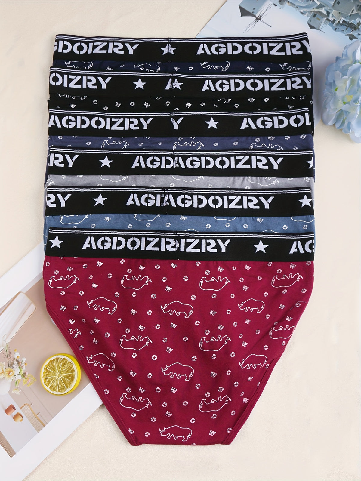 Slip coton homme — lot de 6, multicolore a