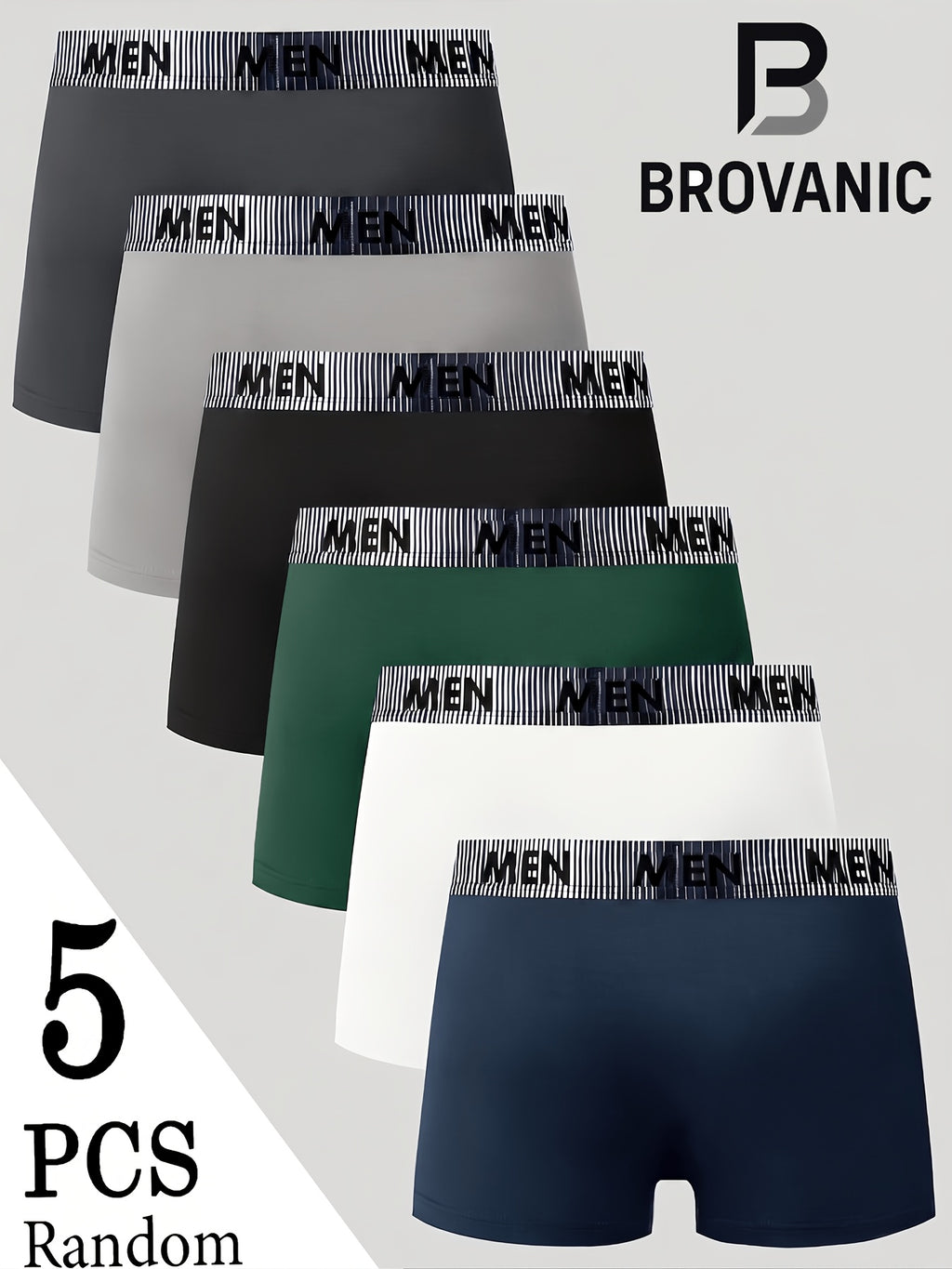 Boxer de sport respirant microfibre homme — lot de 5, variétés assorties, variétés assorties, du S au 3XL