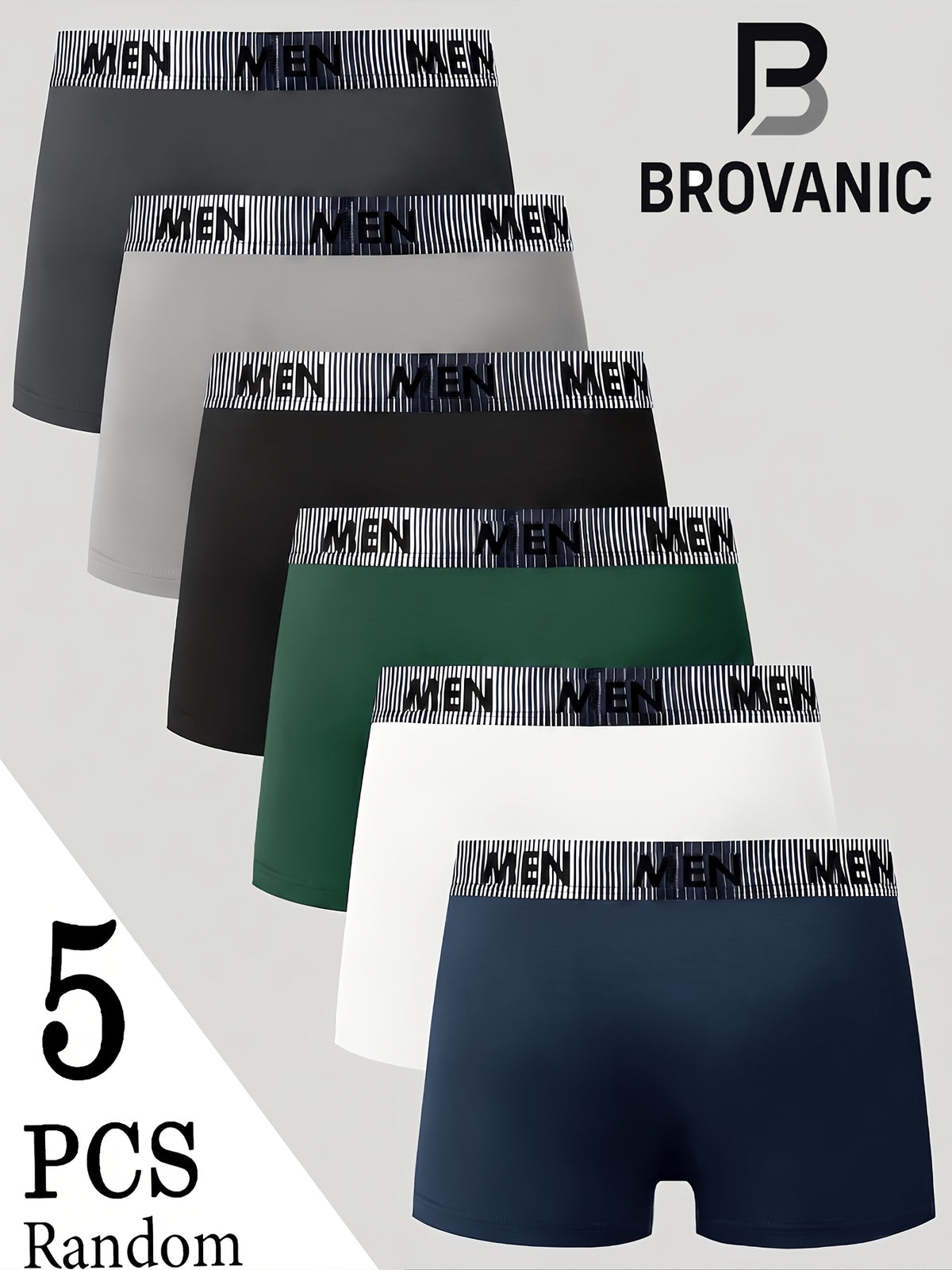 Boxer de sport respirant microfibre homme — lot de 5, variétés assorties, variétés assorties, du S au 3XL